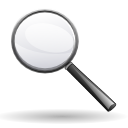 Find, magnifying glass, search, zoom icon